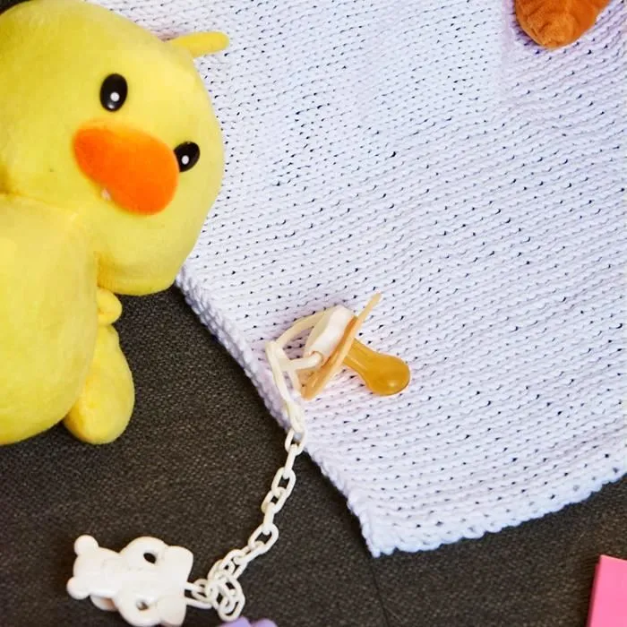 Needle It – Kit Tricot pour débutant complet avec aiguilles à tricot – Couverture bébé à tricoter soi-même (bleu ciel) - Idée Cadeau-3