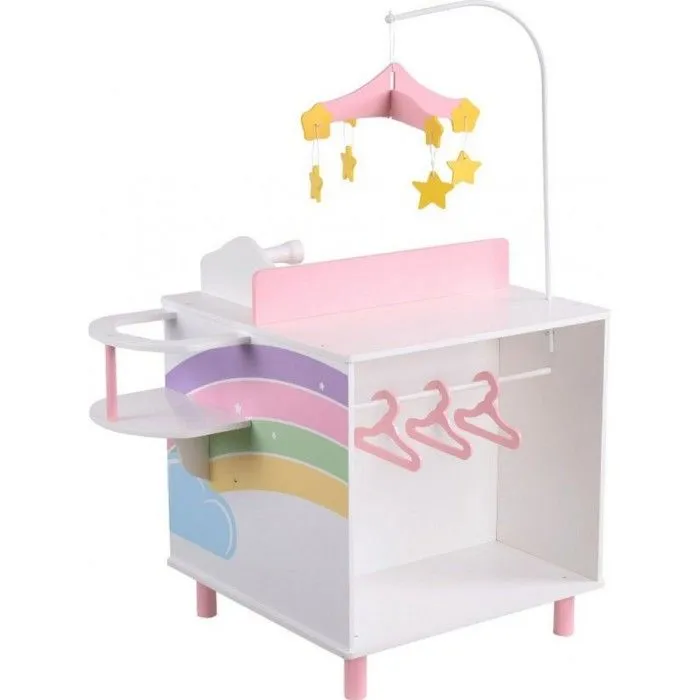 NC Table À Langer Pour Poupées Teamson 4 Pièces 61 X 92,5 X 47,5 Cm-0