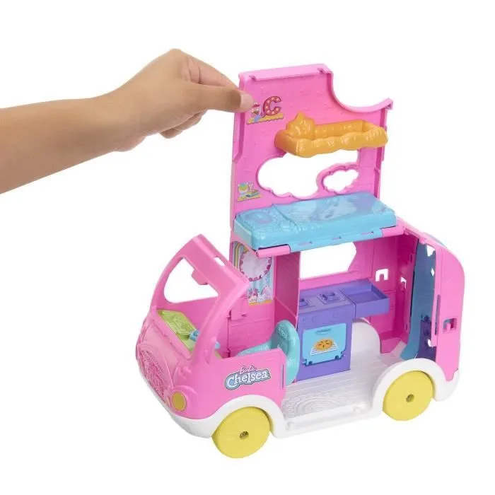 Barbie®-Camping-Car 2 en 1 de Chelsea-Coffret HNH90-4