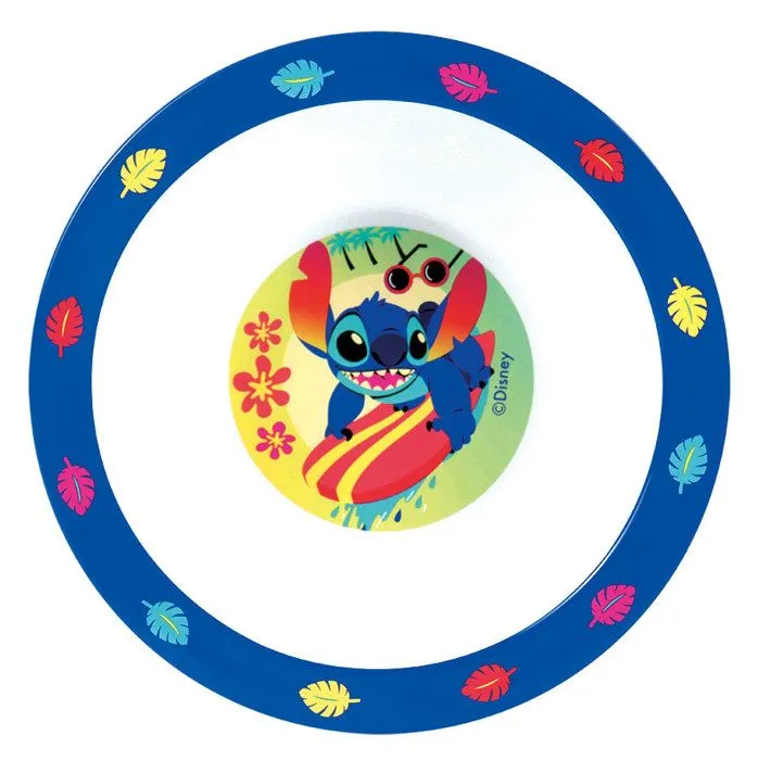 DISNEY LILO ET STITCH - Ensemble repas 3 pièces (assiette,bol, verre)-2