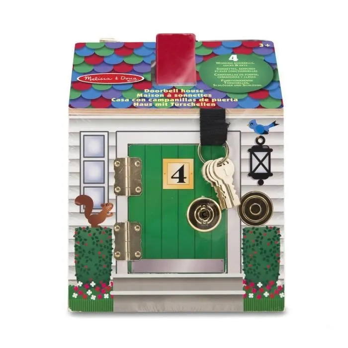 Maison En Bois À Sonnettes - MELISSA & DOUG - Garçon et Fille - A partir de 3 ans-1