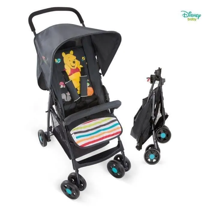 WINNIE L'OURSON Poussette sport jusqu'à 18 kg avec Position Couchée, Légère (5,9 kg), pliable et compacte-1