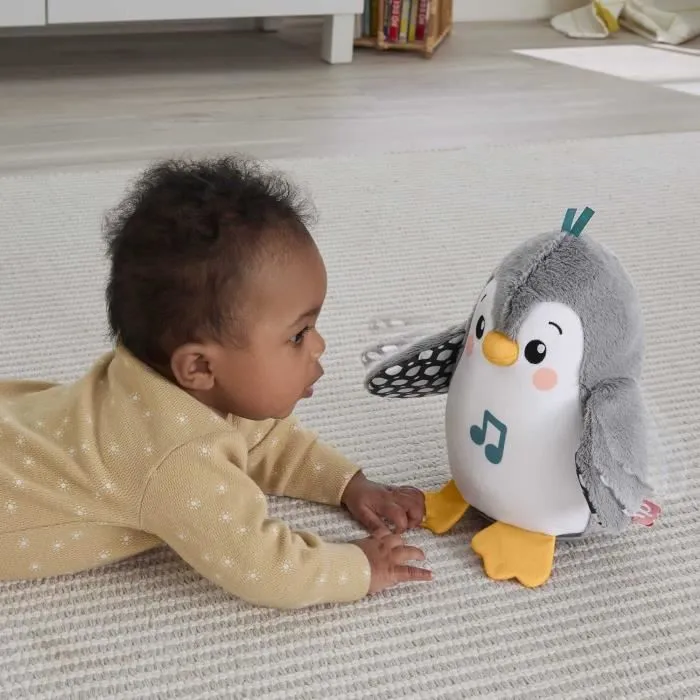 Fisher-Price-Mon Pingouin d’Éveil-Peluche Musicale HNC10-7