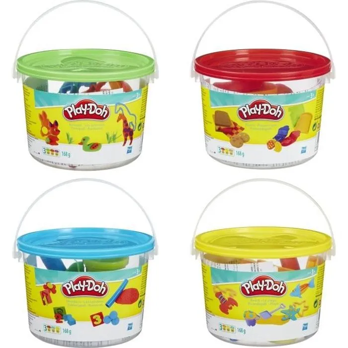 PLAY-DOH - Pâte à modeler - Mini Baril (1 pot aléatoire) - Multicolore - 3 ans et plus-0