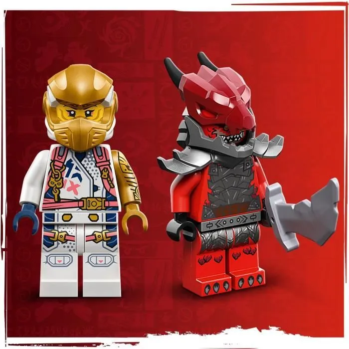 LEGO NINJAGO 71824 La toupie Spinjitzu du dragon de Sora - Jeu de construction dès 6 ans-3