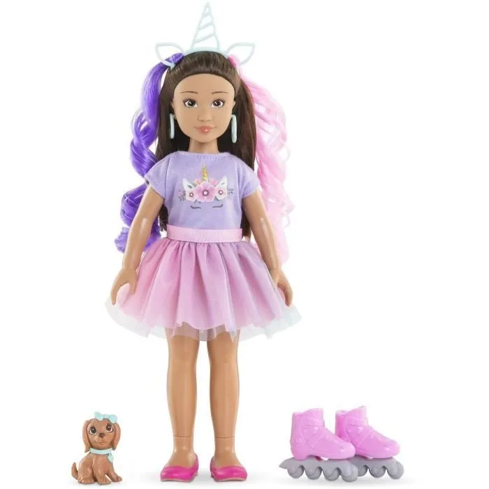 Poupée mannequin - COROLLE - Luna Licorne - 28 cm - 4 accessoires - Mixte-0