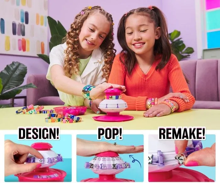 SPIN MASTER COOL MAKER - POP STYLE PACK STRASS ET PAILLETTES Pop Style Machine à Bracelets-5