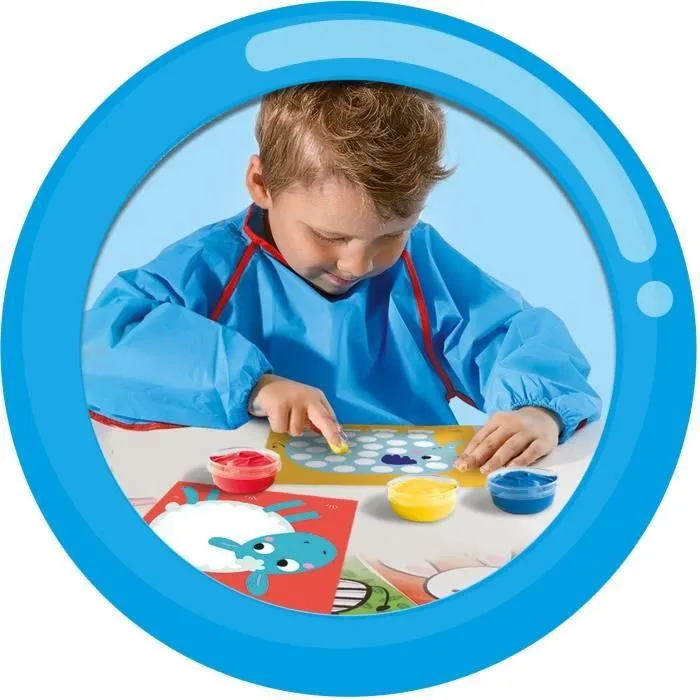 Peinture au doigt - SES CREATIVE - My first - Multicolore - 12 mois - Bleu - Enfant - Mixte-0