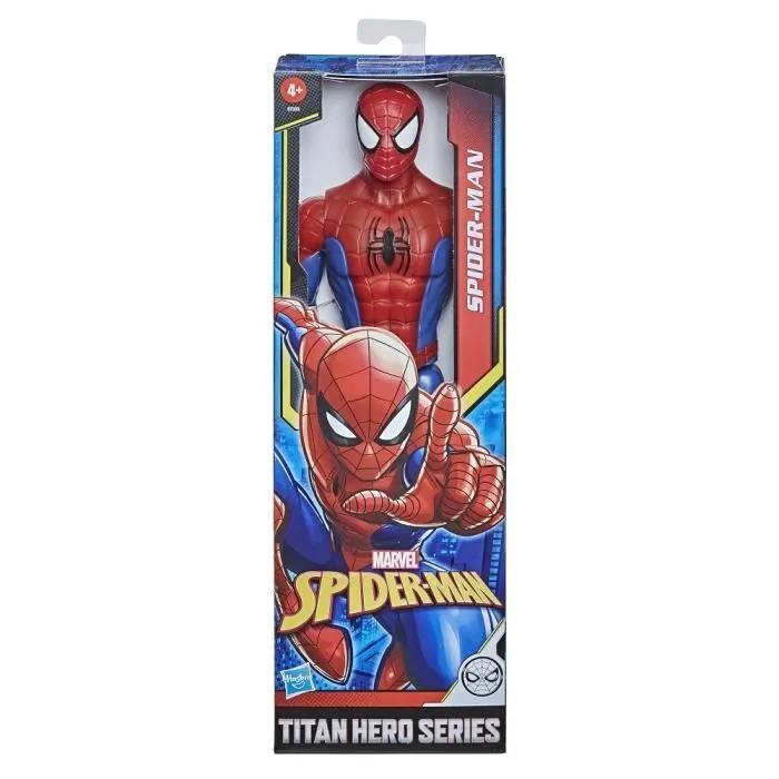Figurine Spider-Man 30 cm, Jouet Titan Hero Series pour enfant, dès 4 ans, Marvel Spiderman-1