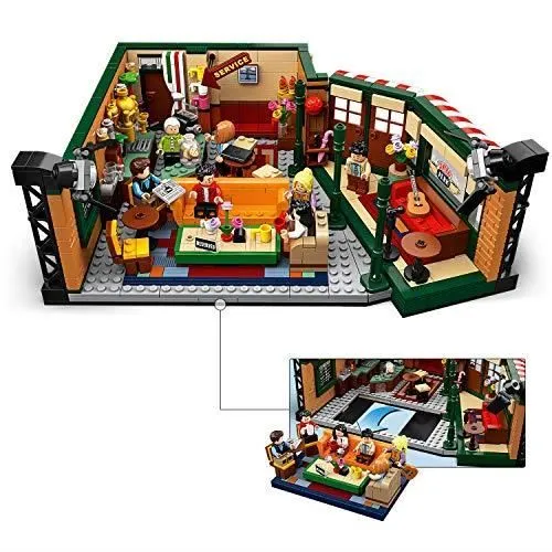 Jeux de Construction - LEGO - Central Perk Ideas 21319 - 7 figurines - Multicolore - Pâte à modeler magique-1