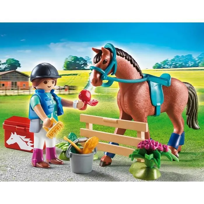 PLAYMOBIL - Set cadeau Cavalière - Playmobil Country - Mixte - A partir de 4 ans - Plastique-1