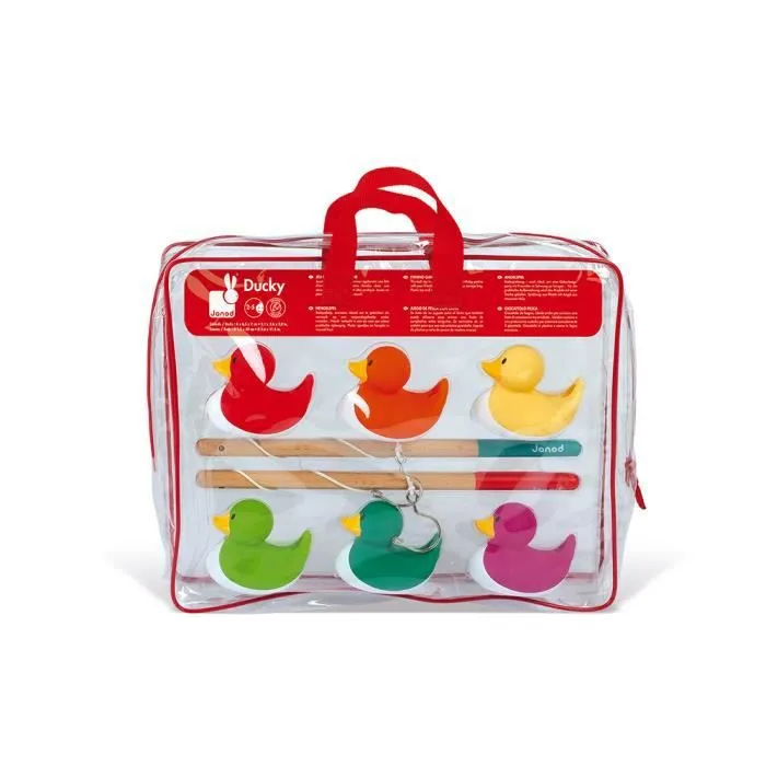 Jeu de pêche aux canards Ducky - JANOD - Pour enfant dès 2 ans - Multicolore et amusant-2
