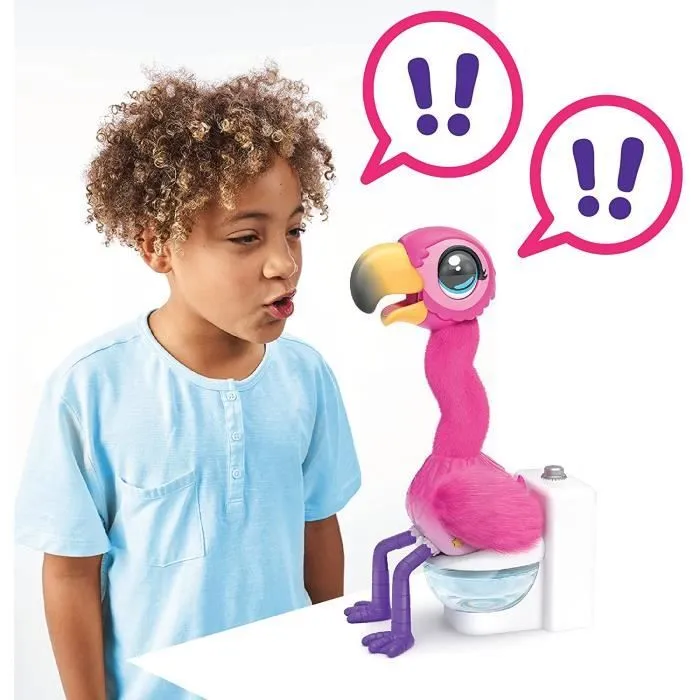 Little Live Pets Gotta Go Flamingo- Le Nouveau Jouet Flamant Rose interactif Qui Danse, Chante et Fait Caca, 26222-2