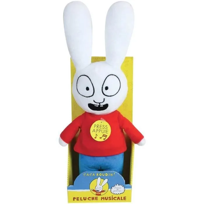 JEMINI Simon peluche +/- 30 cm musicale générique ca ca c'est Simon caca boudin-1