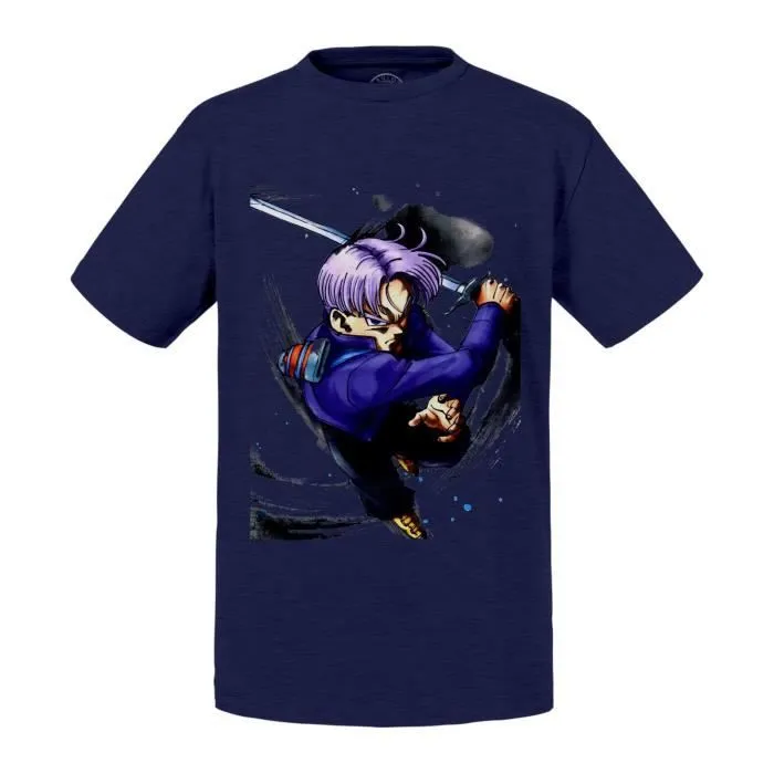 T-shirt Enfant - FABULOUS - Dragon Ball Z - Bleu - Manches courtes - Col arrondi-0