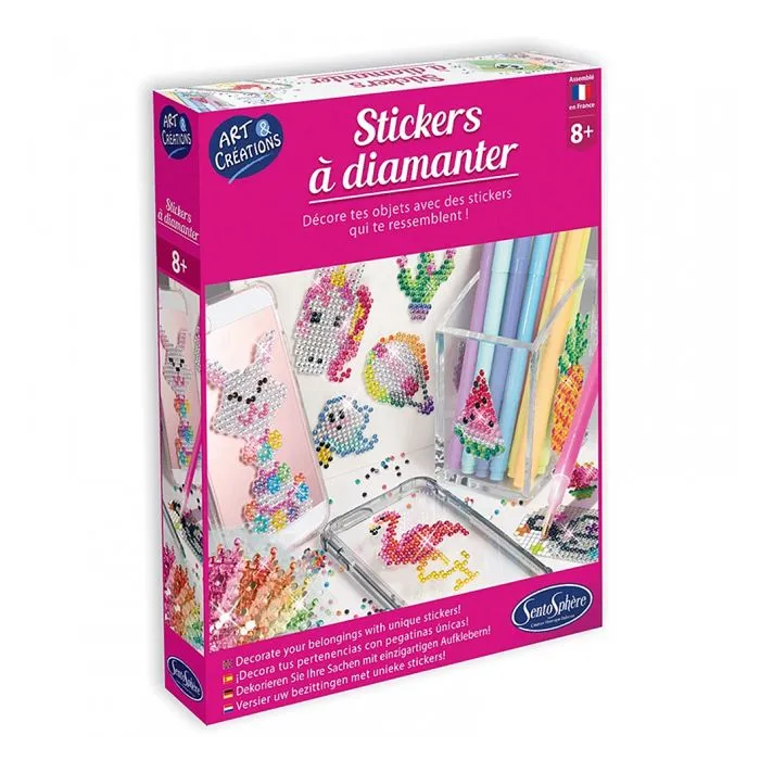Stickers à diamanter - Sentosphere - 32540 - Enfant - Mixte - Art et créations-0