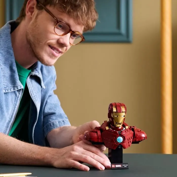 LEGO Marvel 76327 Buste d’Iron Man MK4 - Set De Construction Pour Adulte - Idée Cadeau-4