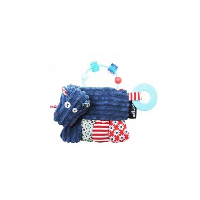 Hochet d'activités - Les Déglingos - Hippipos l'Hipo - Mixte - Enfant - Dès la naissance - Bleu-1