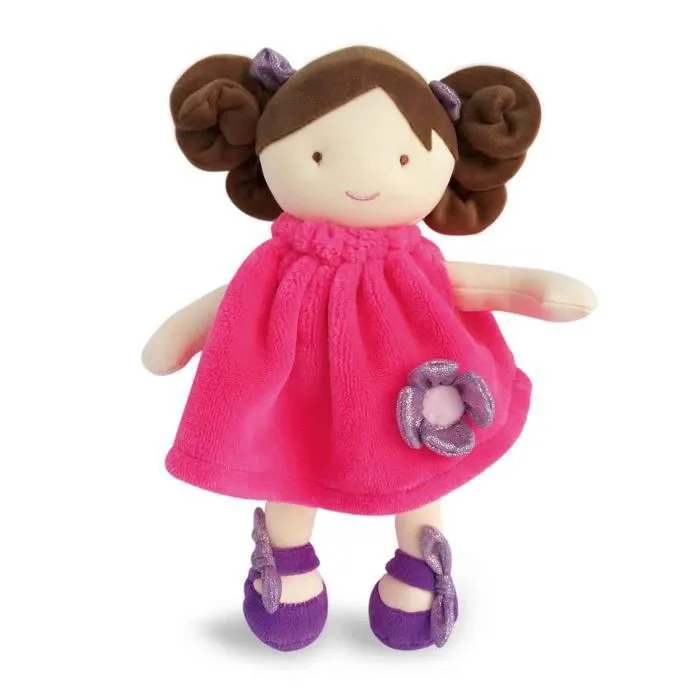Poupée - DOUDOU ET COMPAGNIE - Demoiselle Doudou Pretty - Rose - 28 cm-0