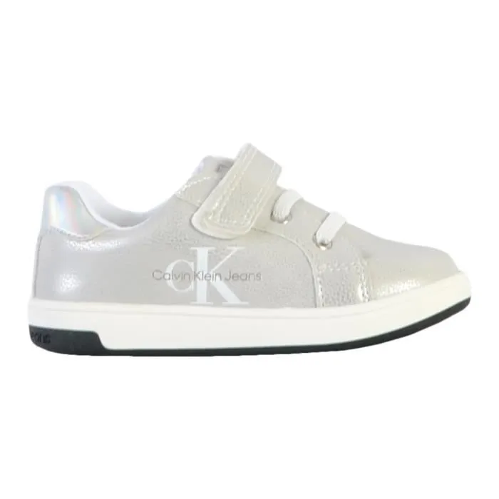 Basket à Lacets Calvin Klein Jeans - Argent-1