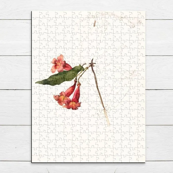 Puzzle Classique - FABULOUS - Fleurs Rouge Aquarelle Dessin - 280 Pièces - Adulte - Intérieur-3