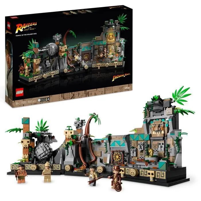 LEGO® Indiana Jones 77015 Le Temple de l’Idole en Or, Maquette Adultes, Les Aventuriers de l'Arche Perdue