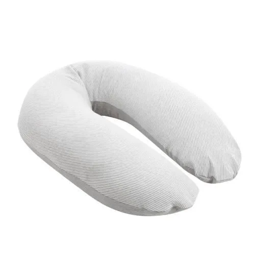 doomoo Housse de Coussin de Maternité Buddy, Tissu Ultra Doux, Certifié Oeko-Tex, Classic Grey-1