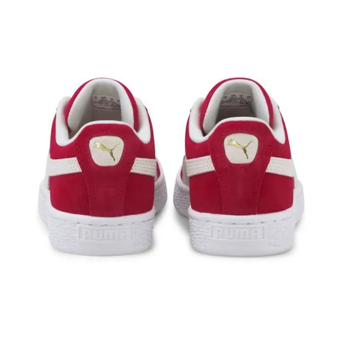 Basket Puma SUEDE CLASSIX XXI Junior - Réf. 380560-02. Couleur : Rouge, Blanc. Détails. - Tige en cuir suède. - Patch Puma sur la-3