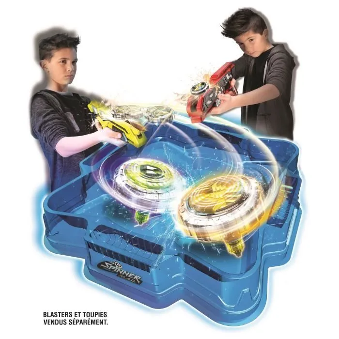 SPINNER MAD by Silverlit - Arène de combat avec reposes-toupies - 86338-1