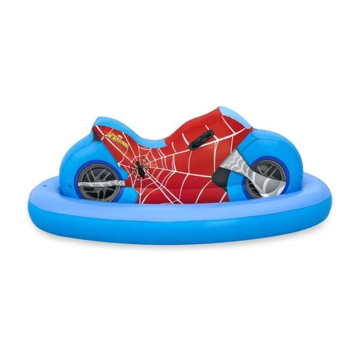Bouée gonflable moto Spider-Man à chevaucher - Bestway 98794 - 170 x 84 cm - Enfant 3 ans et plus-1