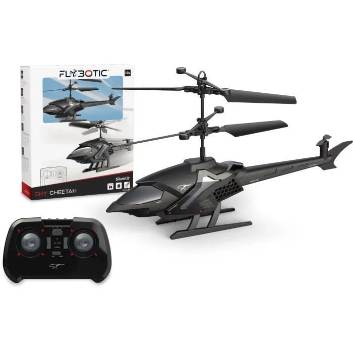 Hélicoptère télécommandé - FLYBOTIC - Sky cheetah - 24cm - 3 canaux - Dès 10ans-1