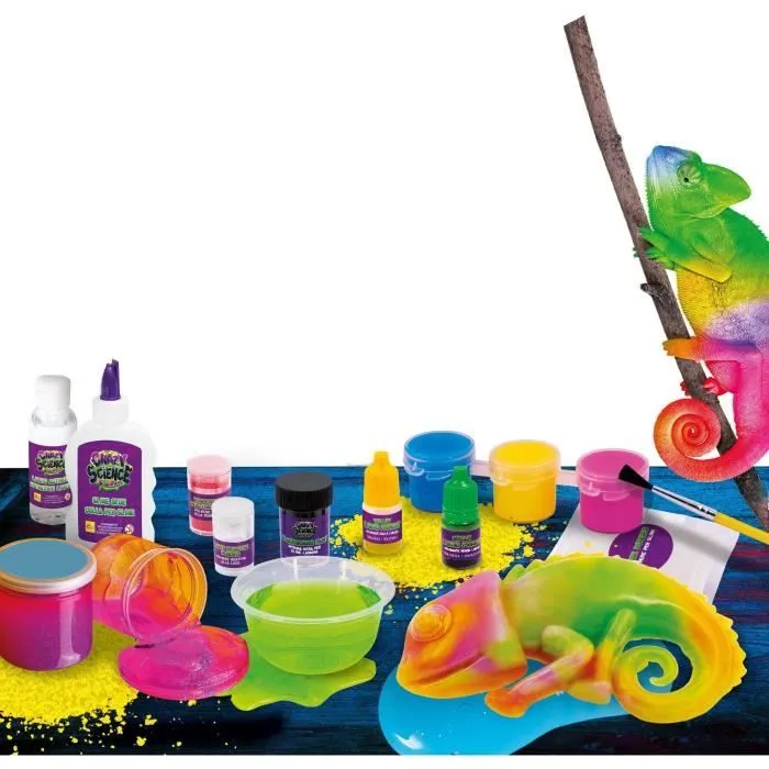 Slime Caméléon - Kit Scientifique - CRAZY SCIENCE - Thermo-Sensible, Composants changeants-1