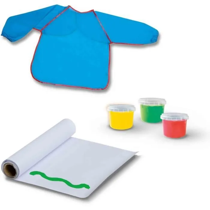 My first - Mon premier kit de peinture au doigt avec un tablier - SES CREATIVE-3