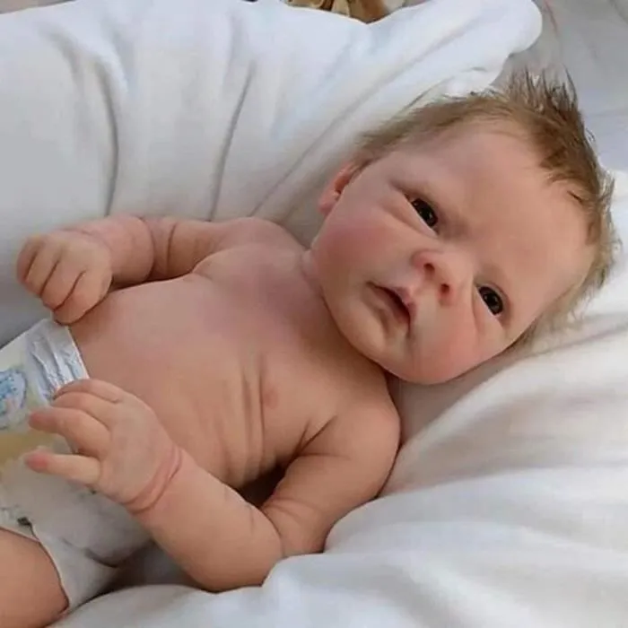 Poupées bébé Reborn, poupées Reborn fille 18 pouces, poupée bébé fille réaliste faite à la main poupées réalistes nouveau-nées-0