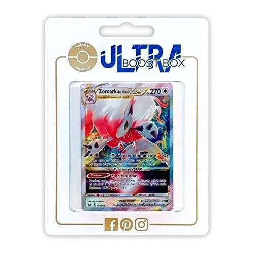 Cartes Pokémon - MY-BOOSTER - ZOROARK DE HISUI VSTAR - 10 cartes neuves - Certifiées originales - Mixte-0