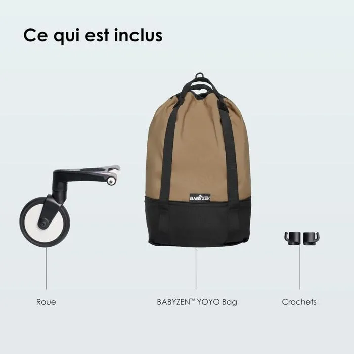 Sac à langer YOYO+ Toffee pour poussette - BABYZEN - Poussette citadine - Mixte-3
