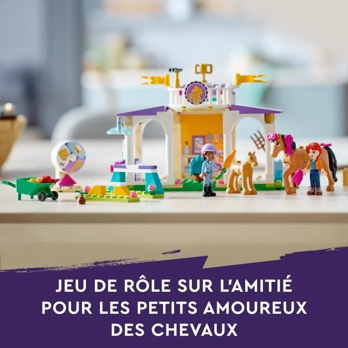 LEGO® Friends 41746 Le Dressage Équestre, Jouet de Chevaux et Poney, Cadeau Enfants 4 Ans-5