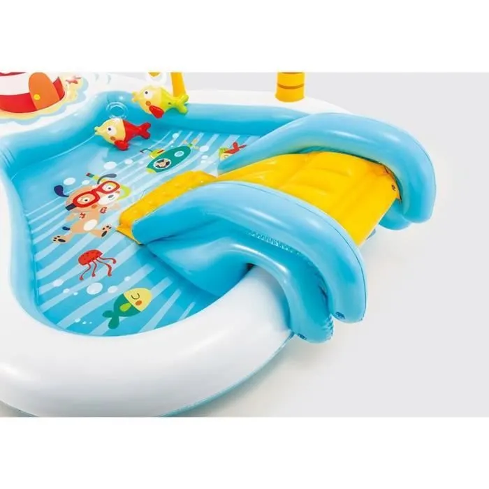 Aire de Jeux Gonflable - PARIS PRIX - Sea Paradise - Vinyle - Extérieur - 3 ans et plus-1
