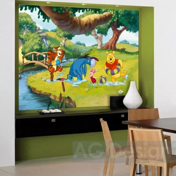 Décoration murale numérique - AG DESIGN - Poster XXL Winnie l'Ourson - H 115 x L 160 cm - Pour les enfants-1