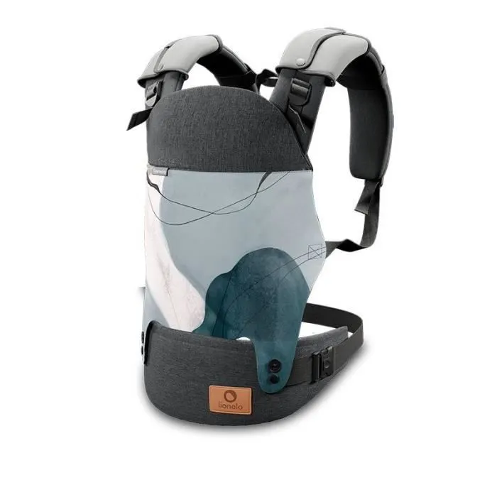 Bebeboutik Porte bebe ergonomique Lionelo Margareet Q essence Gris et bleu 20 kg