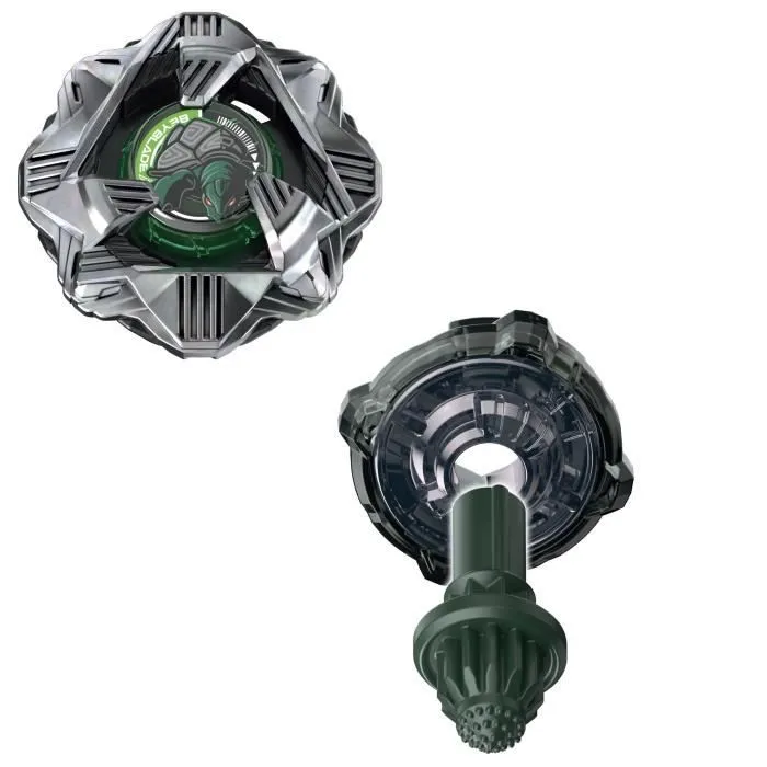 Beyblade X Pack Obsidian Shell 4-60D, toupie de combat de type défense authentiques Takara Tomy, Dès 8 ans-3