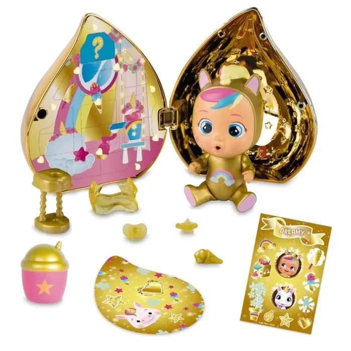 Cry Babies Magic Tears - IMC TOYS - Maisons Dorées - 6 personnages dorés à collectionner-2