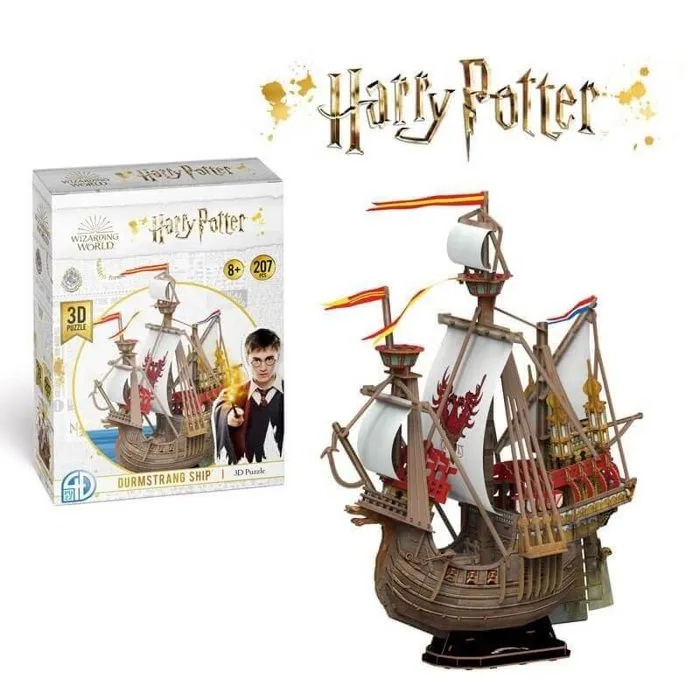 Puzzle 3D Harry Potter - Navire Durmstrang - Modèle de Bateau - 207 Pièces-0