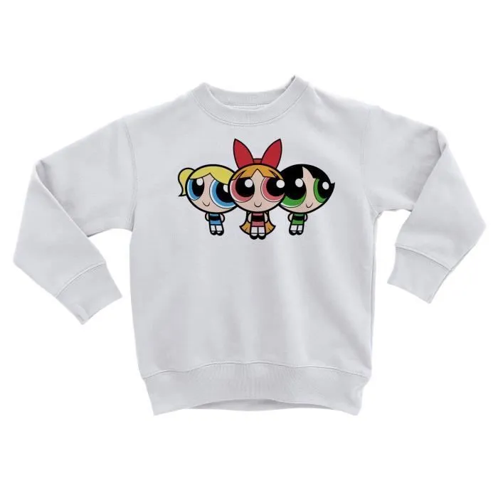 Sweatshirt - FABULOUS BIJOUX - Super Nanas - Blanc - Manches longues - Col classique-0