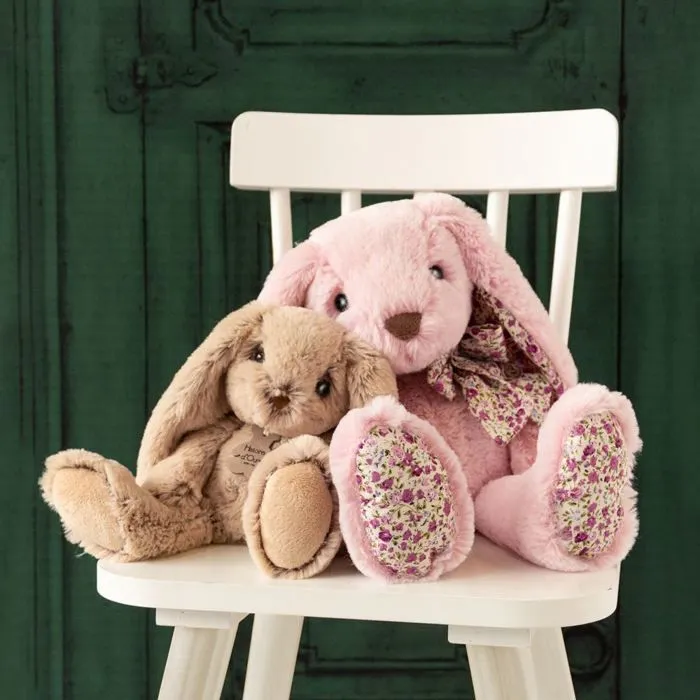 Peluche - HISTOIRE D'OURS - COPAINS CALINS - LAPIN BEIGE 25 CM - Intérieur - Bébé - Mixte-2
