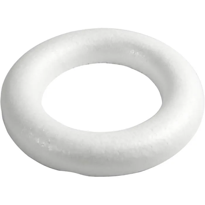 Anneau en polystyrène à dos plat - 30 cm-0