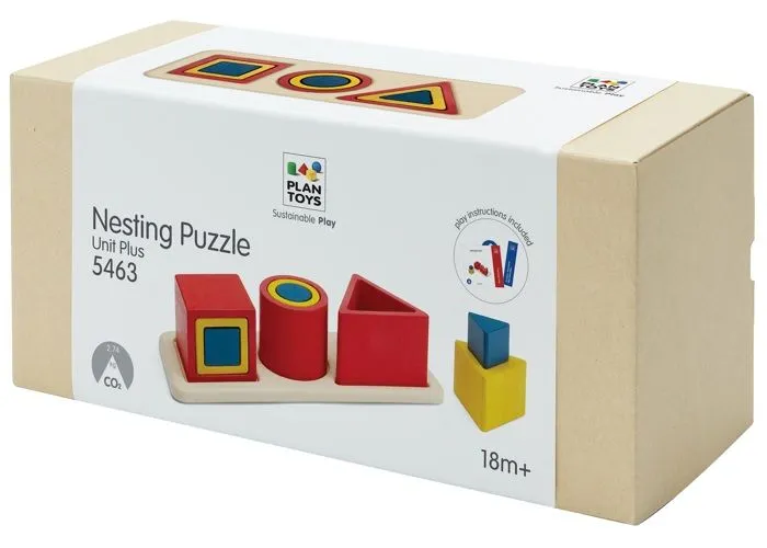 Plan Toys - Puzzle d'encastrement 3 formes - TROUSSELIER-4