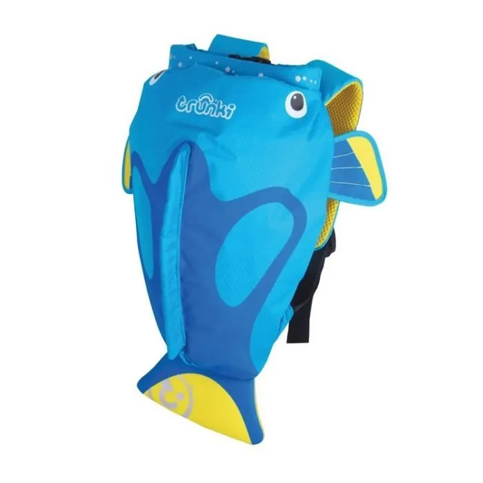 TRUNKI Sac de natation paddlepak medium poisson Tang - bleu-0