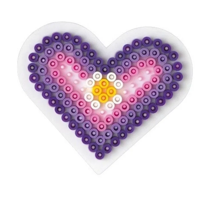 Plaque Coeur (Petit) pour perles standard (Ø5 mm)-0