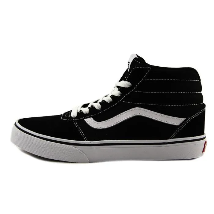 Chaussure de Basket Enfant - VANS - Ward Hi - Noir - Daim-Nubuck - Lacets-1